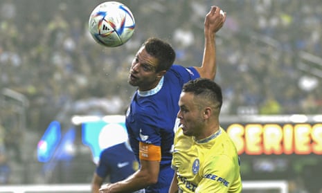 César Azpilicueta during Chelsea’s recent friendly against Club América