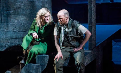 Anne-Marie Duff and Rory Kinnear in the National Theatre’s production of Macbeth.
