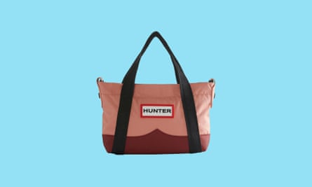 Repurposed nylon mini tote bag