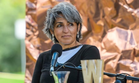 Susan Abulhawa speaking at the Adelaide Writers’ Week.