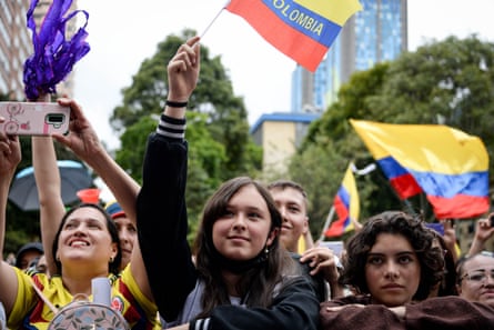 Hundreds gathered in the country’s capital to celebrate the inauguration of the new Colombian President Gustavo Petro and Vice President Francia Marquez in Bogota.