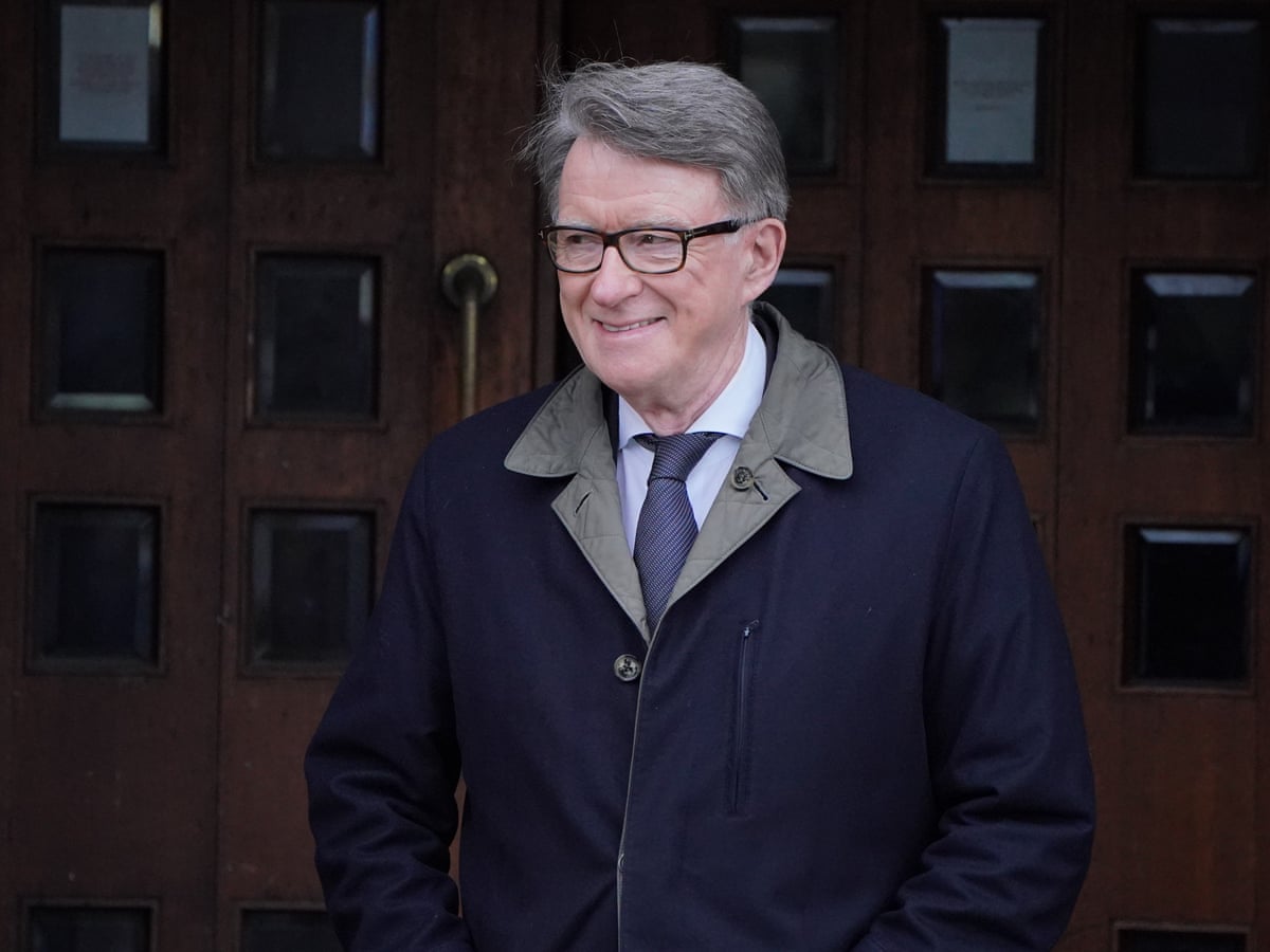 Peter Mandelson must be most important voice in Trump's ear, says ex-ambassador | Foreign policy | The Guardian