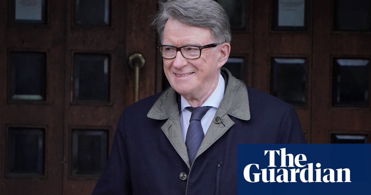 Peter Mandelson beschimpft Reporter nach Frage zu Beziehung zu Epstein
