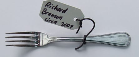 A fork used by billionaire and Virgin Group founder Richard Branson (circa 2004)
