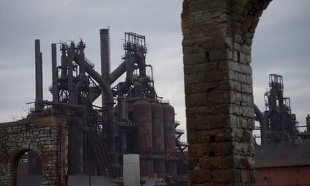 The Bethlehem Steel factory, once one of the world’s largest steel manufacturers, is now derelict.