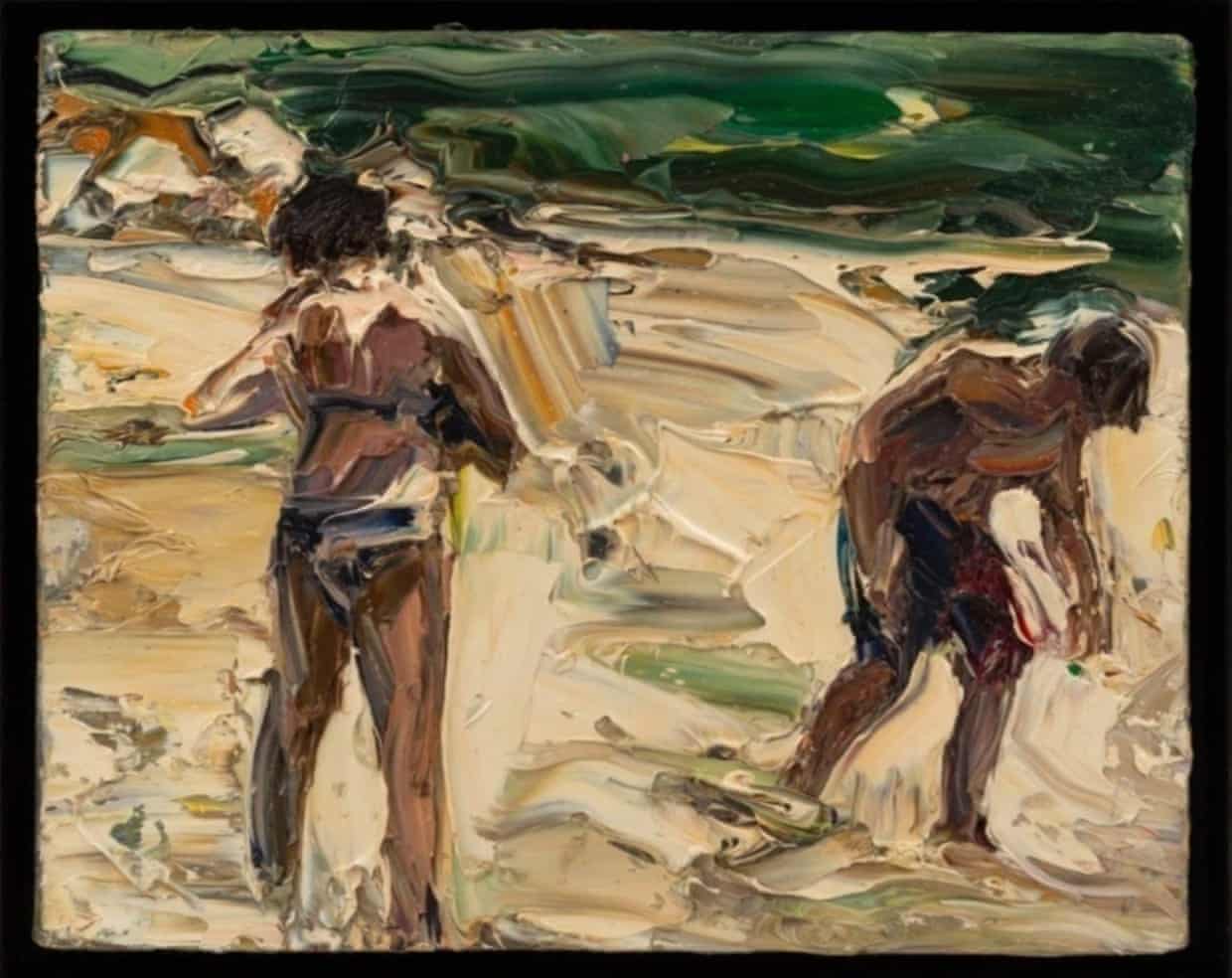 Two Estuary Figures, 2011, by Nicholas Harding.