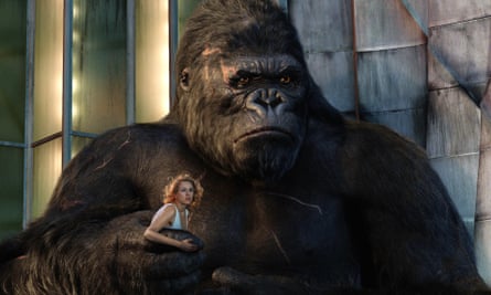 Size matters … Naomi Watts and Andy Serkis in King Kong.