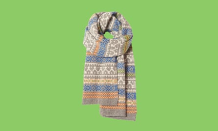 Fairisle scarf.