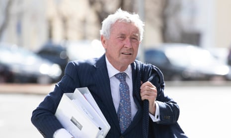 ACT barrister, lawyer and former politician Bernard Collaery arrives at the ACT courts on 16th September 2021.
