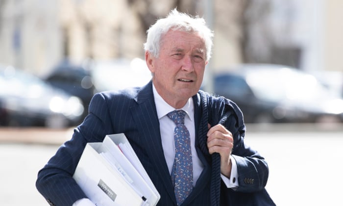 ACT barrister, lawyer and former politician Bernard Collaery arrives at the ACT courts on 16 September 2021.