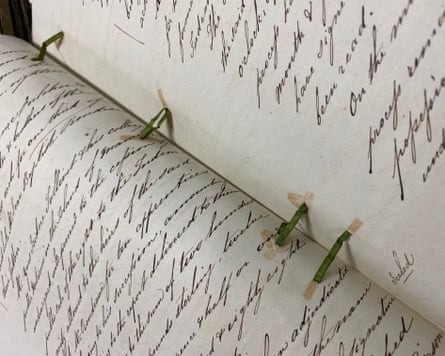 Pages from the former British Colonies Enslavement Registers (1813–1840).