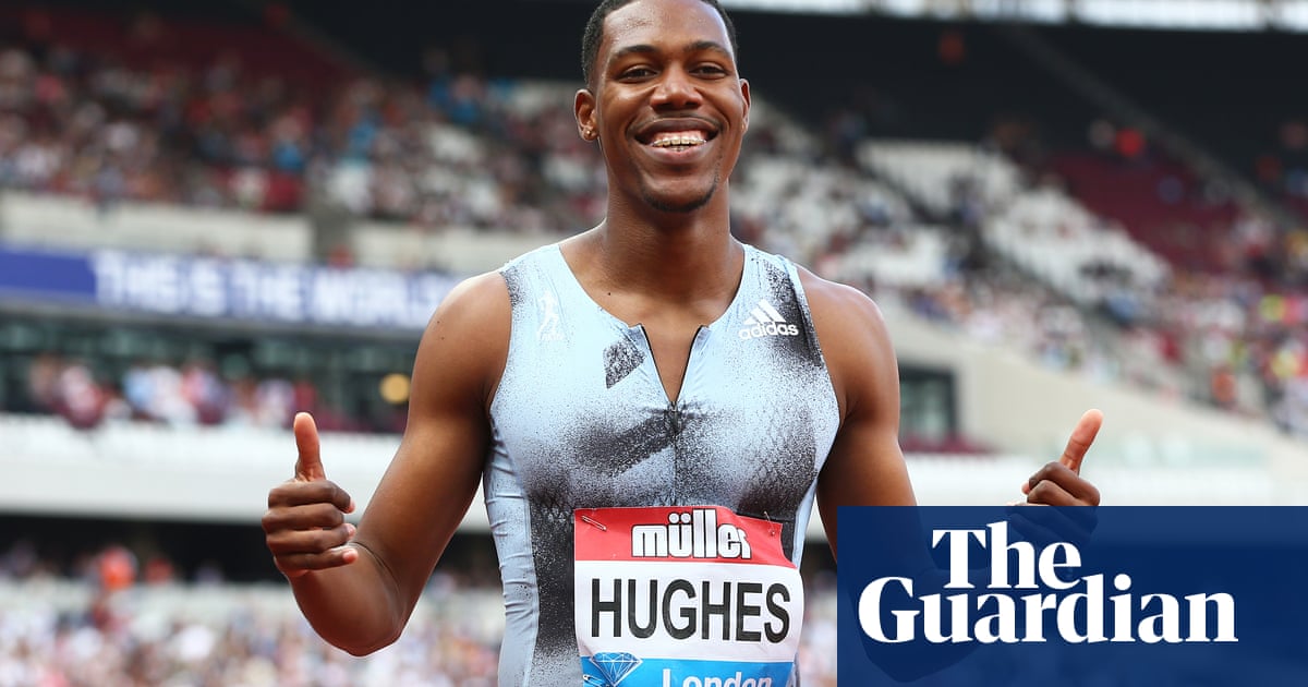 Zharnel Hughes targets UK record: ‘I believe I can run 9.8, possibly a 9.7’