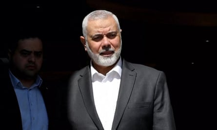 Hamas’s political bureau chief, Ismail Haniyeh.