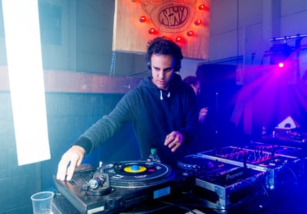Kieran Hebden, AKA Four Tet, playing a charity concert for Syria at Styx, London, in 2015