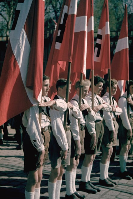 Young guns … members of the Hitler Youth.