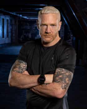 Iwan Thomas on Celebrity Hunted 2021.