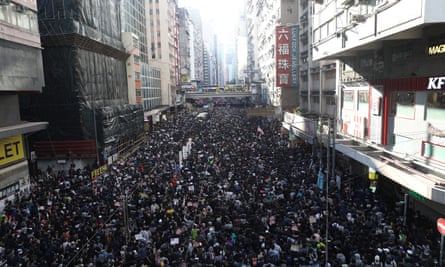 Pro-democracy protesters rally in Hong Kong
