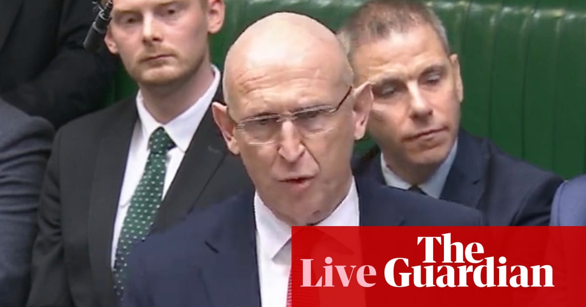 UK defence spending plan 'well short of what's required' and harder choices needed, says John Healey - UK politics live
