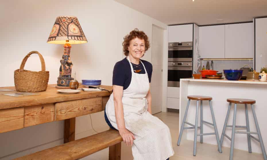 Elizabeth Luard in her kitchen, with her favourite things, London