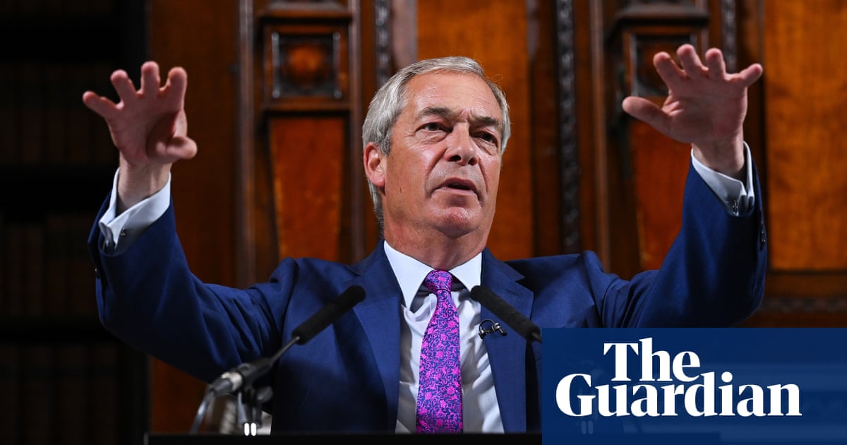 Nigel Farage says Reform would spend over £17bn to halve UK crime