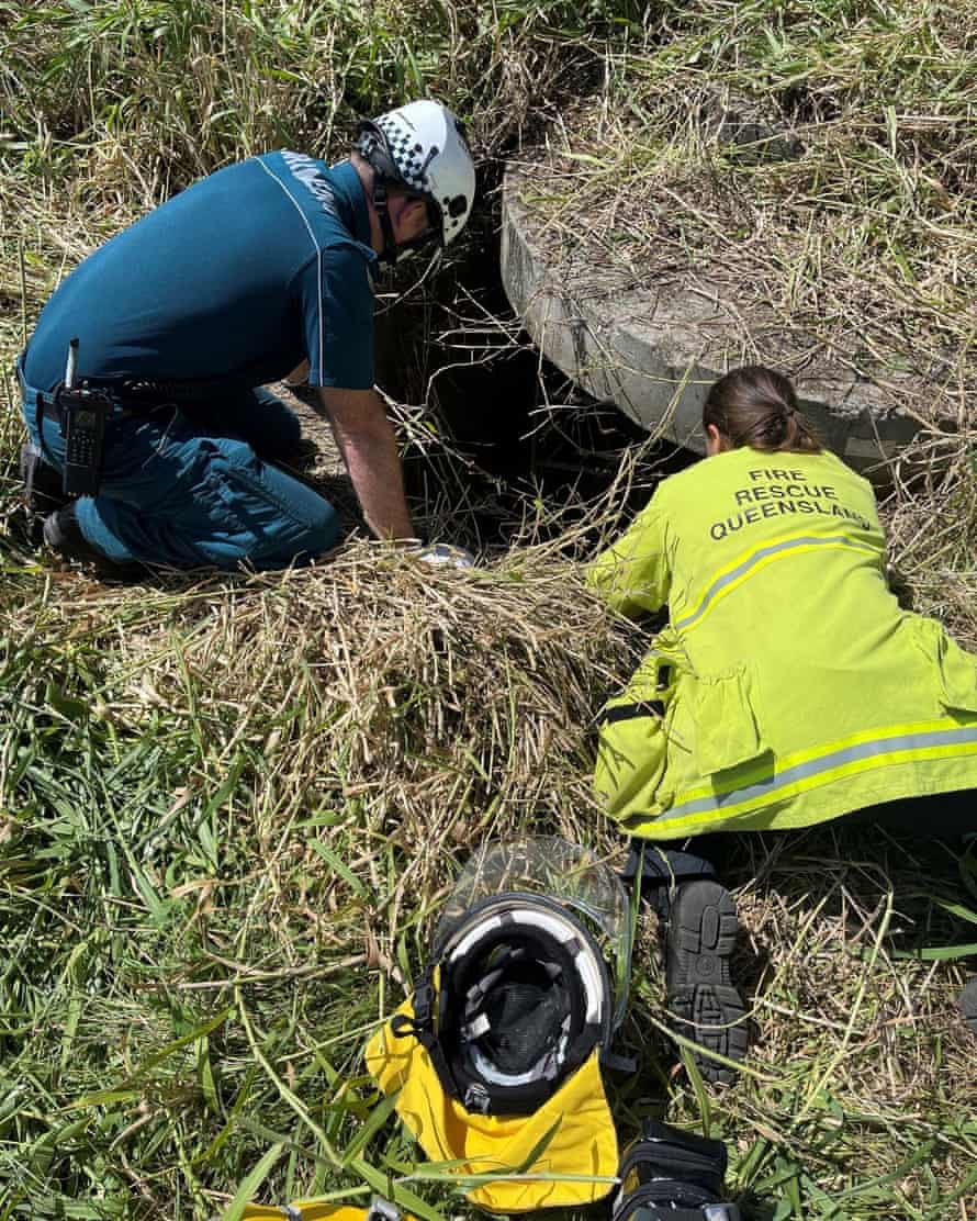 Emergency crews took the teenager to hospital with back and limb injuries