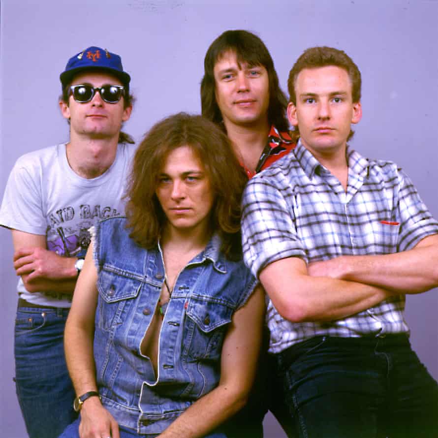 Hoodoo Gurus pictured in Chicago in 1987.