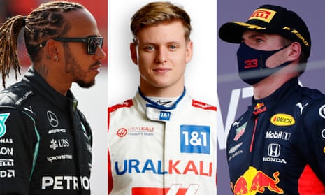 Lewis Hamilton, Mick Schumacher and Max Verstappen will face off in the 2021 season.