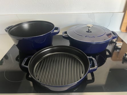 Staub Cast Iron 4-Piece Stackable Set