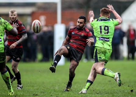 London Skolars in action against a Wigan Warriors XIII at the Honourable Artillery Company in London in 2016.