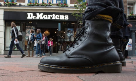 Dr Martens in from of Dr Martens outlet