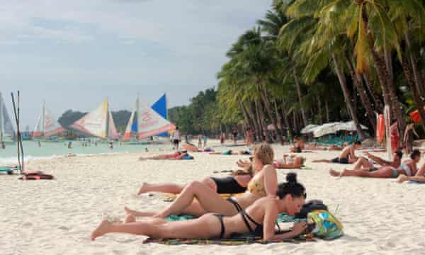 Party Island Of Boracay Reopens Minus Drinking Smoking And Raw Sewage World News The Guardian