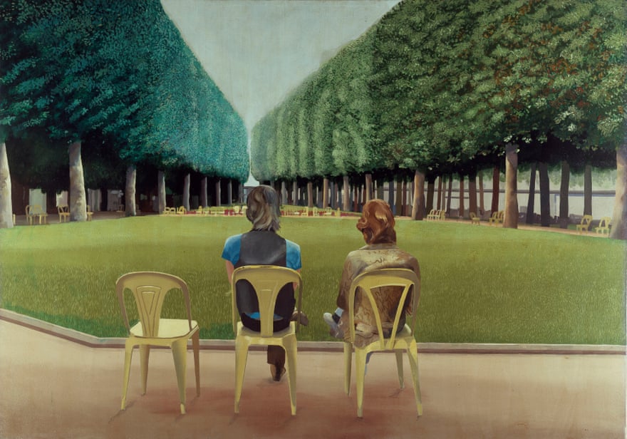 Greenery and a ghost … Le Parc des Sources, Vichy.