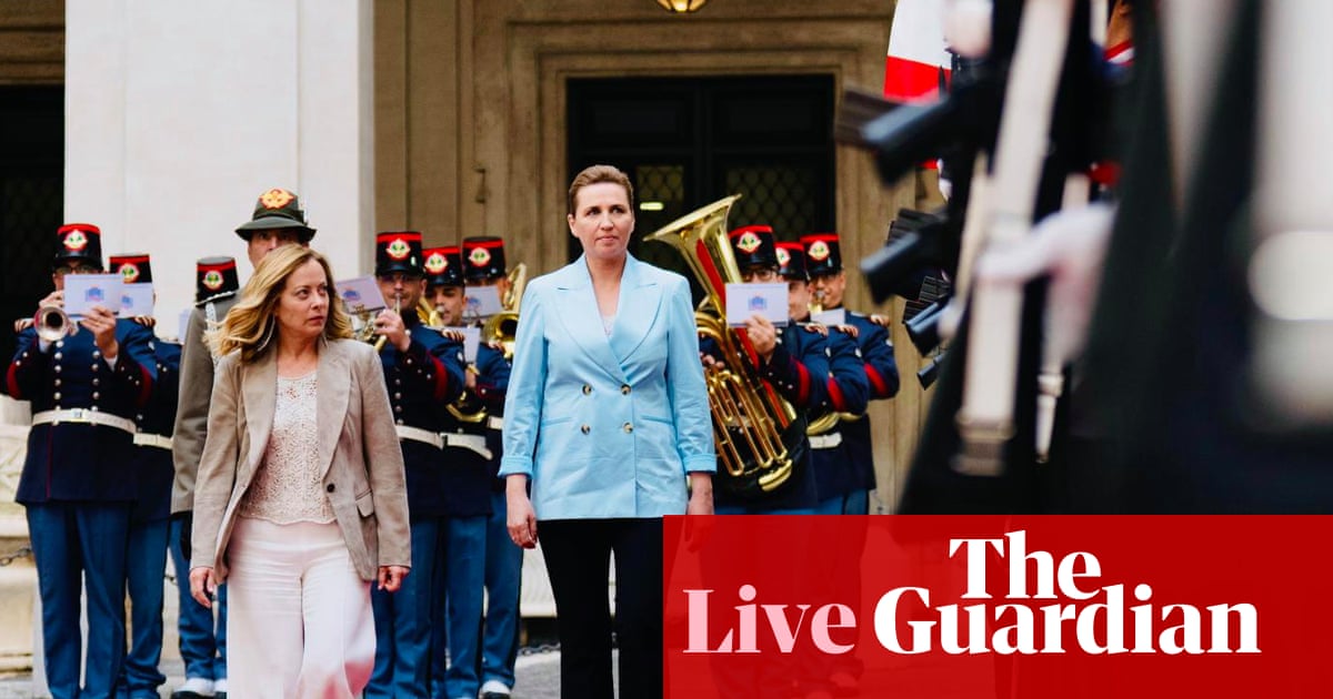 Italy and Denmark lead group of countries pushing back on European rights convention Europe live