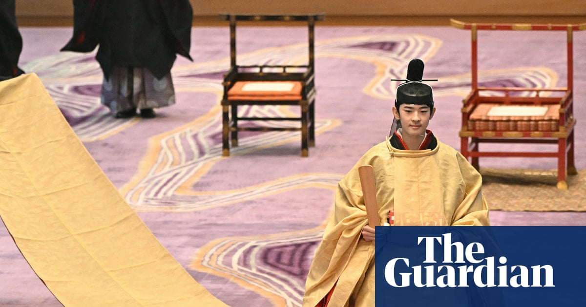 Japan's second in line to emperor's throne comes of age amid succession debate