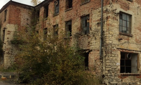 The remains of the former Schindler factory complex in the Czech Republic.