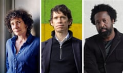 Heading for Hay festival 2024 … (from left) Jeanette Winterson, Rory Stewart and Marlon James.