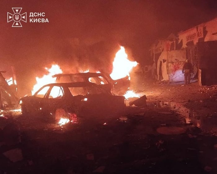 At least 11 dead, 34 injured after ‘vile’ attack on Ukraine on Putin’s birthday, Zelenskyy says – Europe live