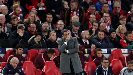'Liverpool rolled us over': Valverde apologises for Barcelona's shock Champions League exit – video