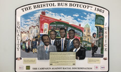 A plaque at Bristol Bus Station commemorates the little-known Bristol boycott.