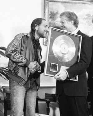 With President Jimmy Carter, 1979.