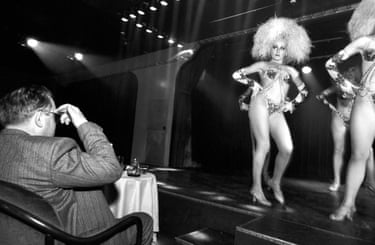 BerlinNightlife and the cultural scene in reunified Berlin, 1991. Scenes from La Vie En Rose, a Vegas-style cabaret in a mall on the Kurfurstendamm in West Berlin, 1991. The cabaret features predominantly English dancers.