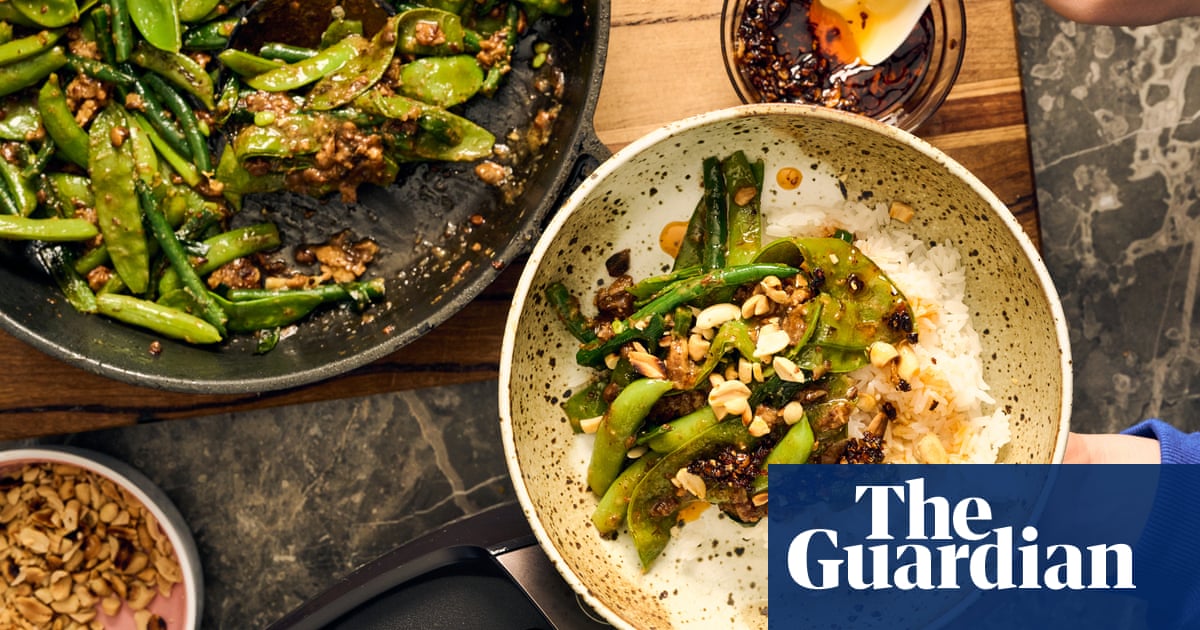 Jetzt ok? Keine Sorge: Alice Zaslavskys vegetarische Zuckerschoten-Pfanne ...