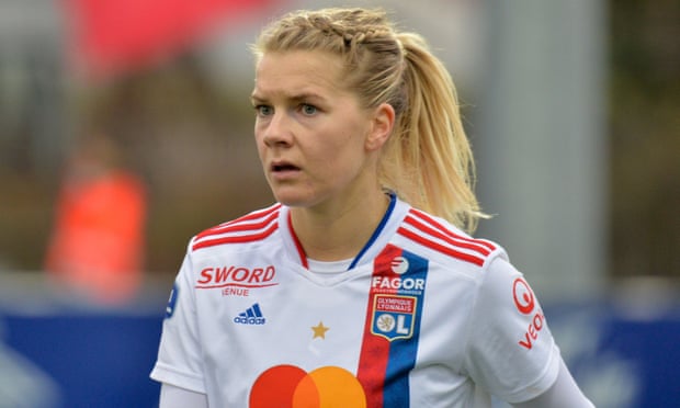 Ada Hegerberg is back playing for Lyon after rupturing an ACL in January 2020.