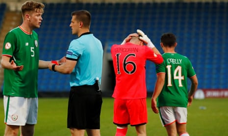 Republic of Ireland U17s furious after keeper sent off during penalty  shootout, Republic of Ireland