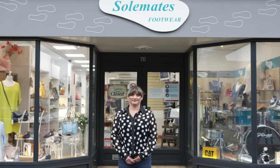Tracey Lidster, owner of Solemates Footwear on Queen Street, Ripon. 