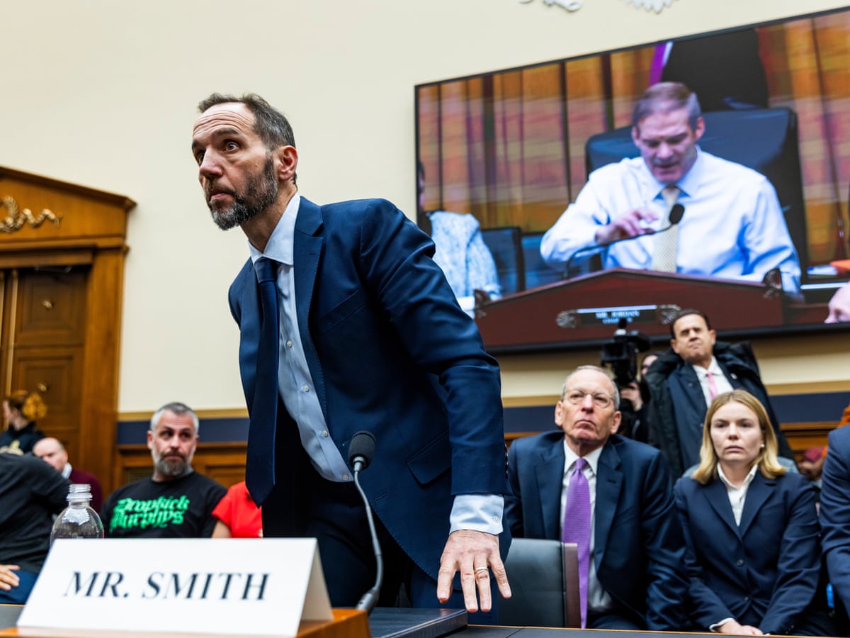 Jack Smith says 'I will not be intimidated' by Trump insults during tense House testimony – US politics live