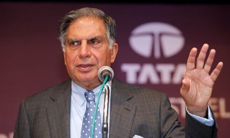 Ratan Tata gestures during the annual general meeting of Tata Steel Ltd in Mumbai, India August 13, 2010.