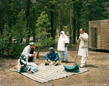 Civilian Afghan-Americans playing the role of Afghan villagers, 2009 ‘Some of the civilian role players were recruited from Iraqi or Afghan communities in the US to make training realistic through their appearance, their use of Arabic or one of the languages of Afghanistan and any cultural knowledge’