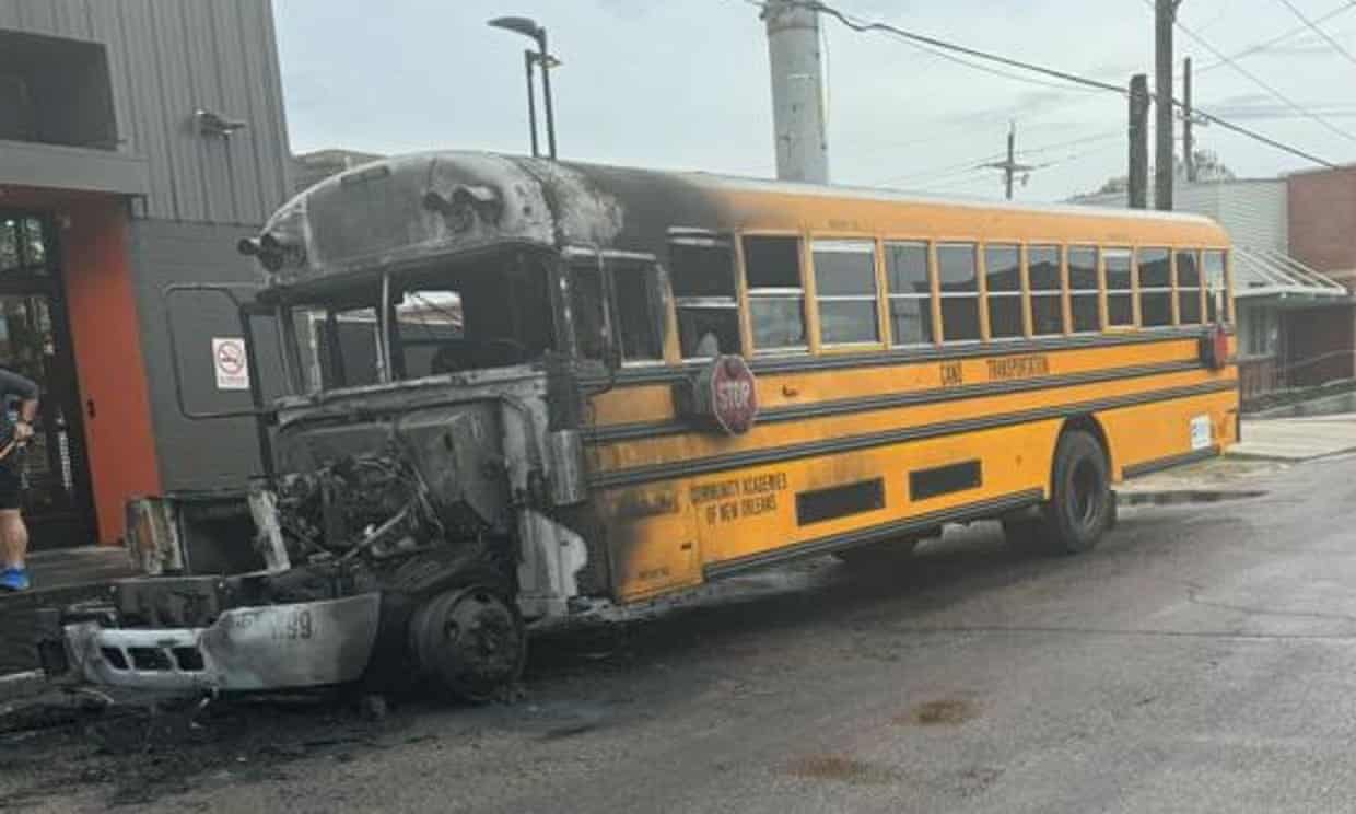 ‘Heroic’ bus driver in New Orleans gets students out moments before explosion (theguardian.com)