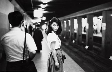 Ed van der Elsken, Girl in metro, Tokyo, 1981.